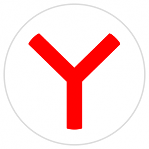 Yandex Browser with Protect icon