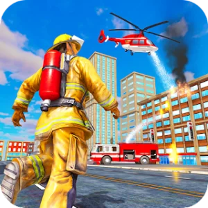 fireman firefighter simulator icon